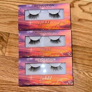 Revolution beauty x Lenkalul wispy half faux lashes